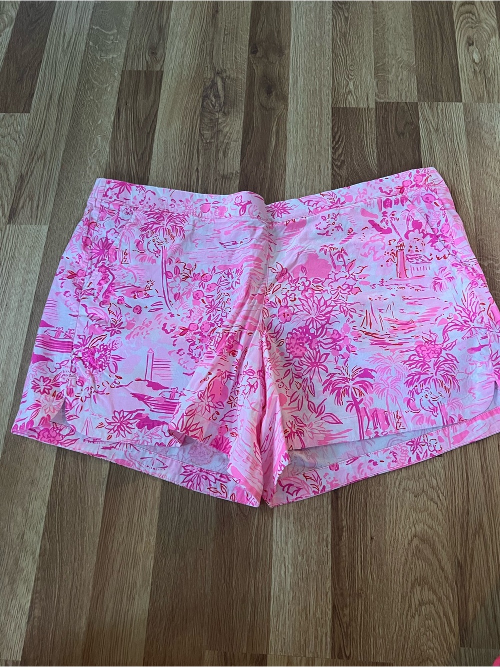 Lilly Pulitzer Pink Tropical Print Shorts